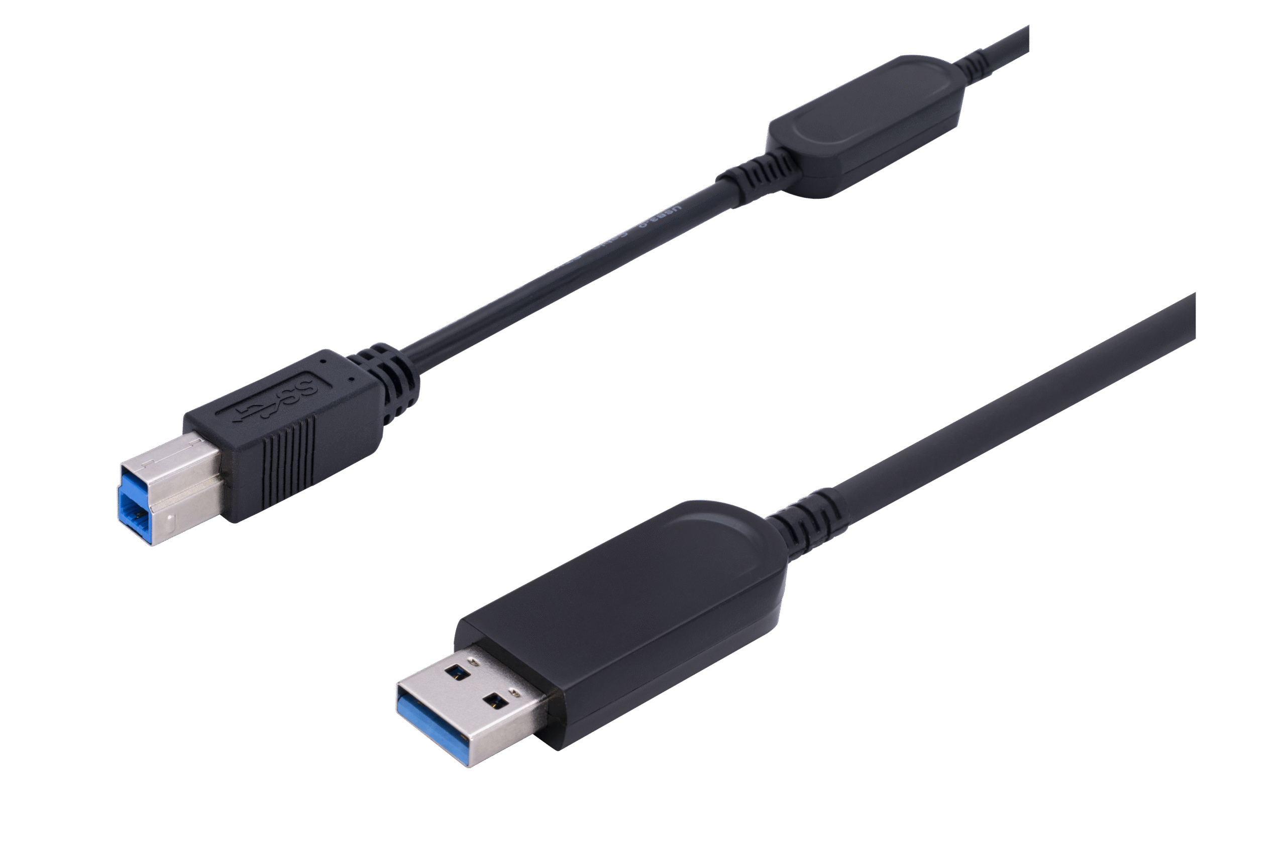 LA-AOC-UAMBM Series – USB 3.1 Type A Male to Type B Male Active Optical Cable